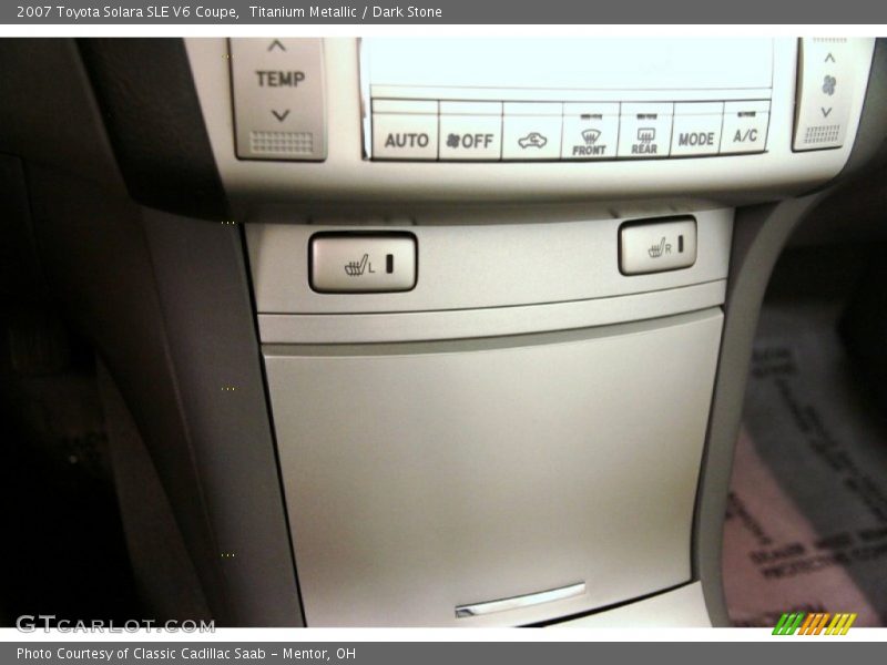 Titanium Metallic / Dark Stone 2007 Toyota Solara SLE V6 Coupe