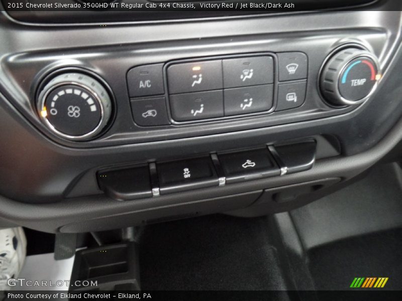 Victory Red / Jet Black/Dark Ash 2015 Chevrolet Silverado 3500HD WT Regular Cab 4x4 Chassis