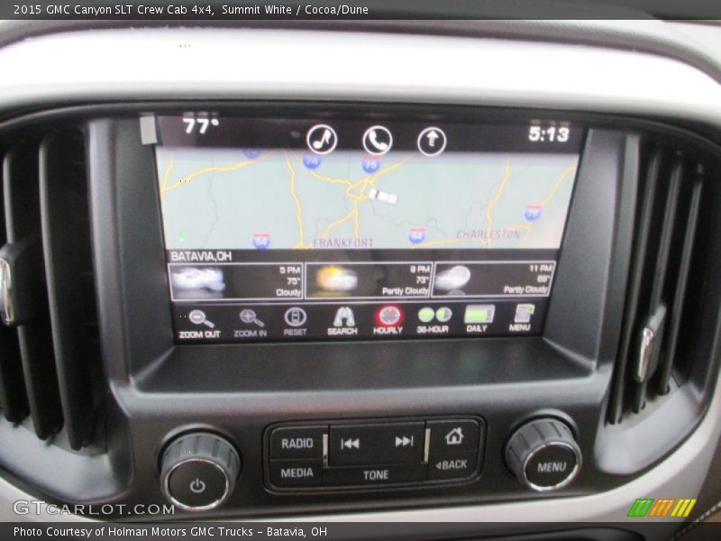 Navigation of 2015 Canyon SLT Crew Cab 4x4