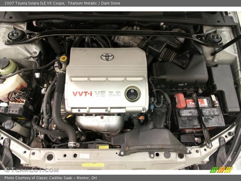 Titanium Metallic / Dark Stone 2007 Toyota Solara SLE V6 Coupe