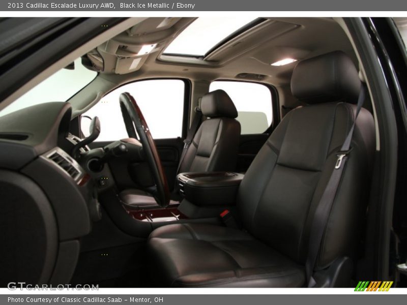 Black Ice Metallic / Ebony 2013 Cadillac Escalade Luxury AWD