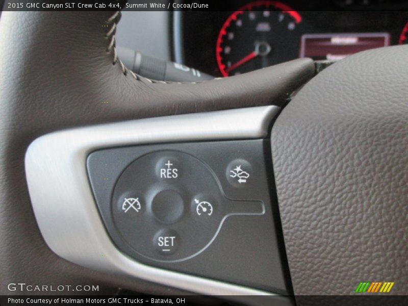 Controls of 2015 Canyon SLT Crew Cab 4x4