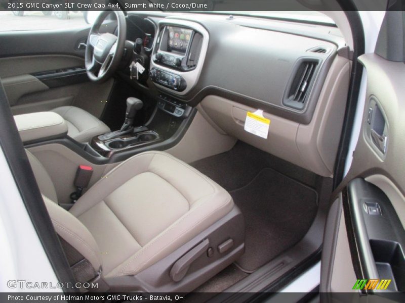 Front Seat of 2015 Canyon SLT Crew Cab 4x4