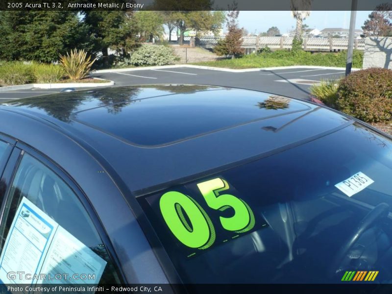 Anthracite Metallic / Ebony 2005 Acura TL 3.2