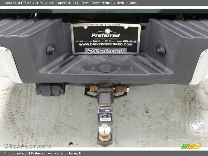 Forest Green Metallic / Medium Stone 2008 Ford F350 Super Duty Lariat SuperCab 4x4