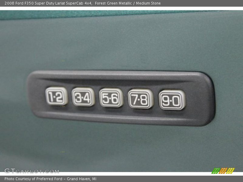 Forest Green Metallic / Medium Stone 2008 Ford F350 Super Duty Lariat SuperCab 4x4
