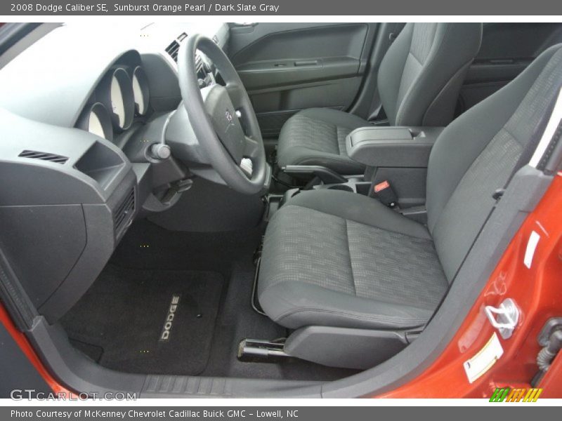 Sunburst Orange Pearl / Dark Slate Gray 2008 Dodge Caliber SE