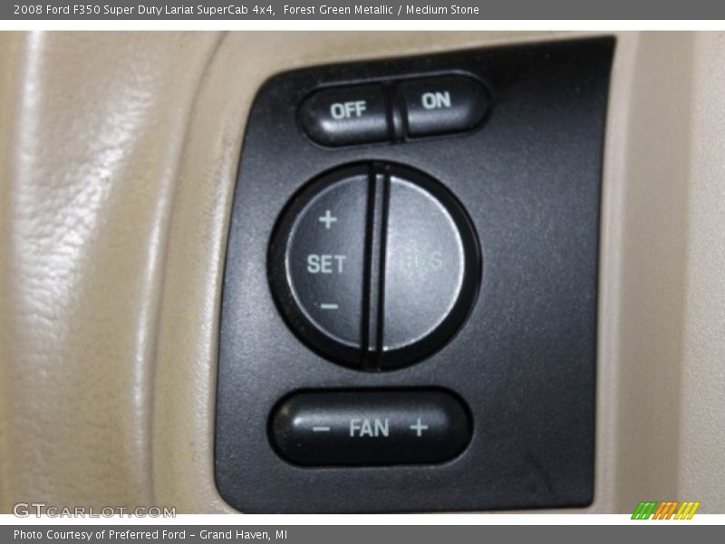 Forest Green Metallic / Medium Stone 2008 Ford F350 Super Duty Lariat SuperCab 4x4