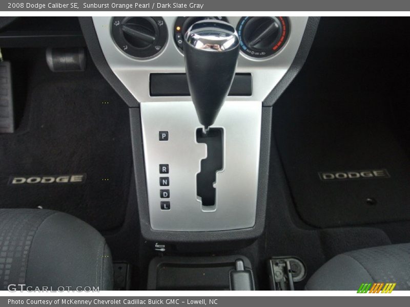 Sunburst Orange Pearl / Dark Slate Gray 2008 Dodge Caliber SE
