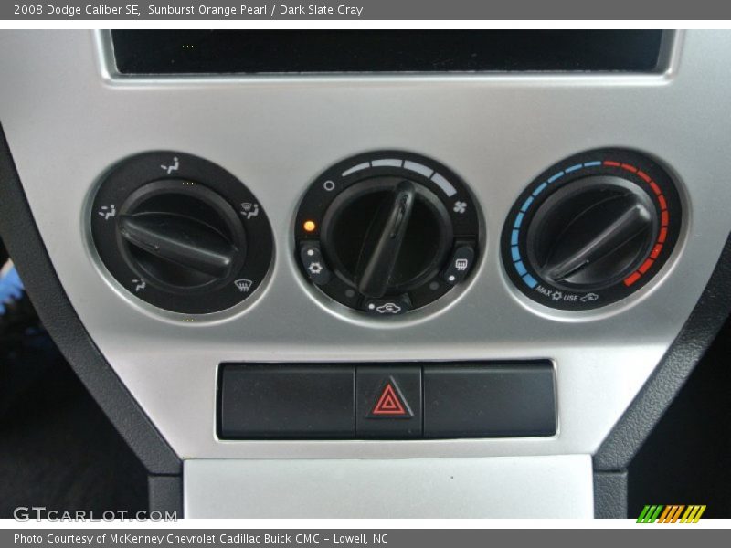 Sunburst Orange Pearl / Dark Slate Gray 2008 Dodge Caliber SE