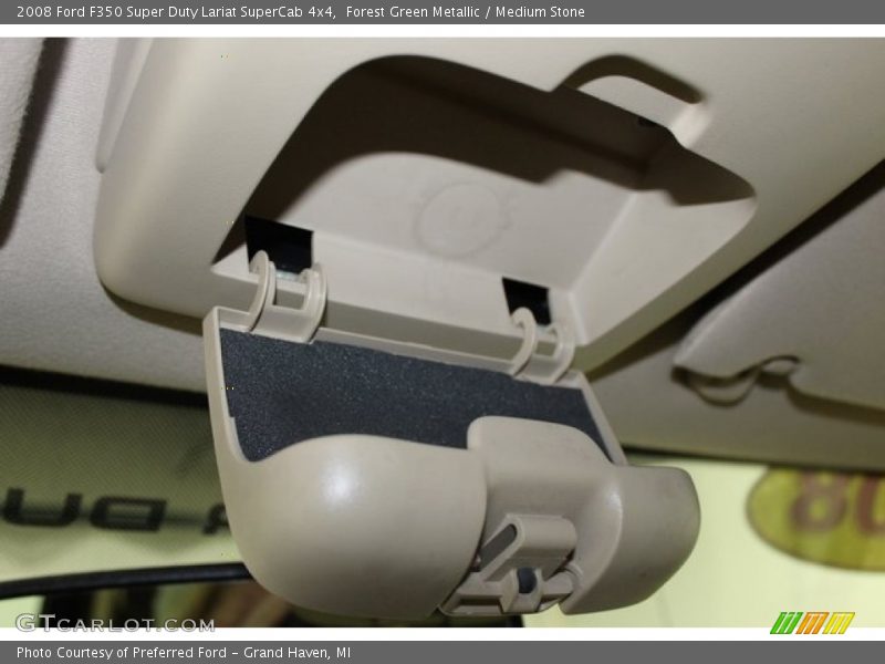 Forest Green Metallic / Medium Stone 2008 Ford F350 Super Duty Lariat SuperCab 4x4