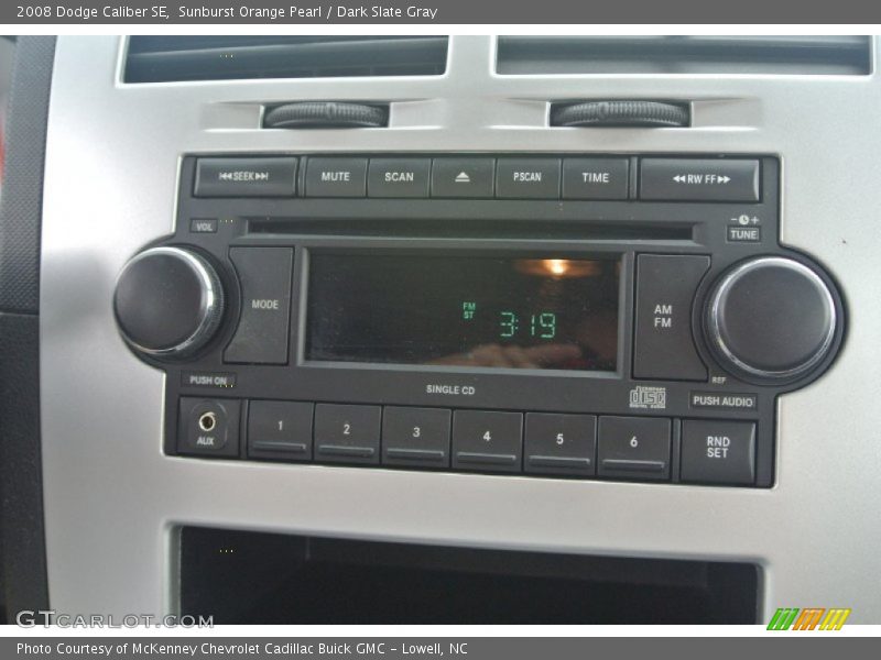 Sunburst Orange Pearl / Dark Slate Gray 2008 Dodge Caliber SE