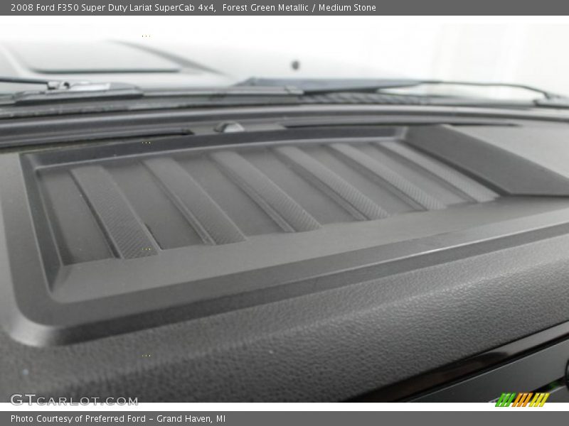 Forest Green Metallic / Medium Stone 2008 Ford F350 Super Duty Lariat SuperCab 4x4