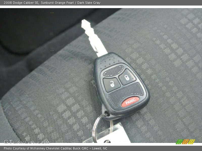 Sunburst Orange Pearl / Dark Slate Gray 2008 Dodge Caliber SE