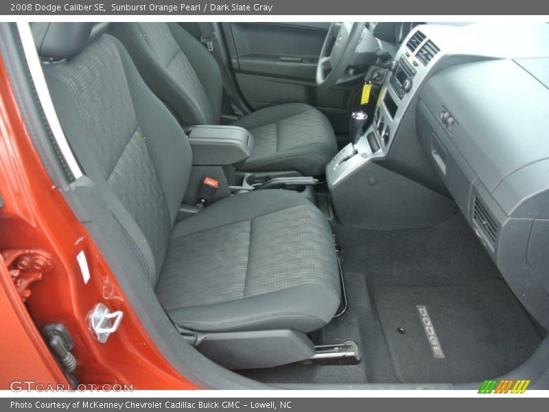 Sunburst Orange Pearl / Dark Slate Gray 2008 Dodge Caliber SE