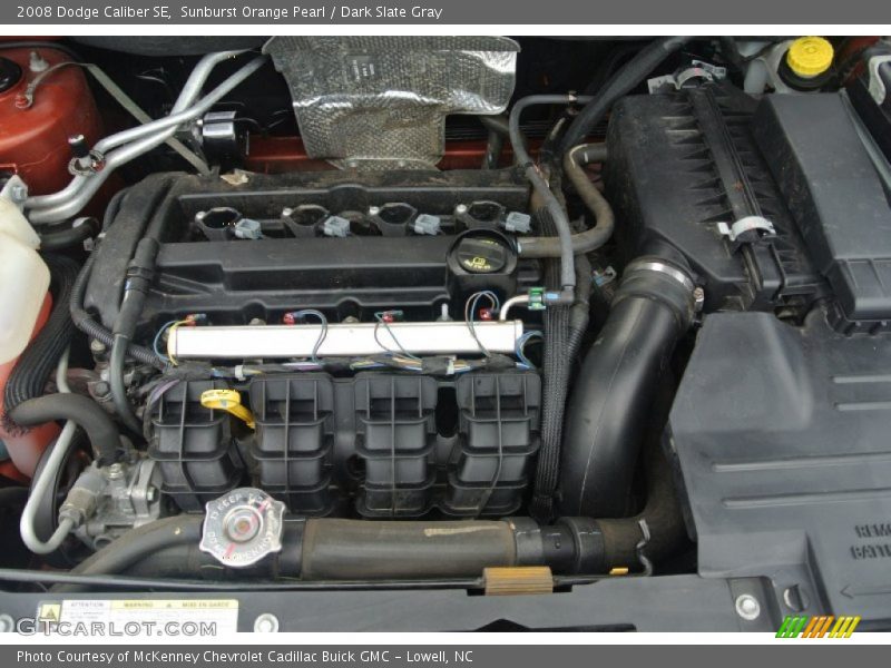 Sunburst Orange Pearl / Dark Slate Gray 2008 Dodge Caliber SE