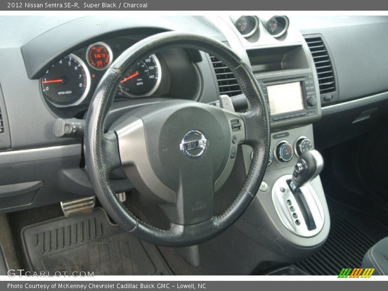 Super Black / Charcoal 2012 Nissan Sentra SE-R
