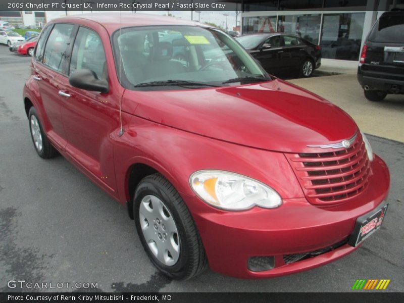 Inferno Red Crystal Pearl / Pastel Slate Gray 2009 Chrysler PT Cruiser LX