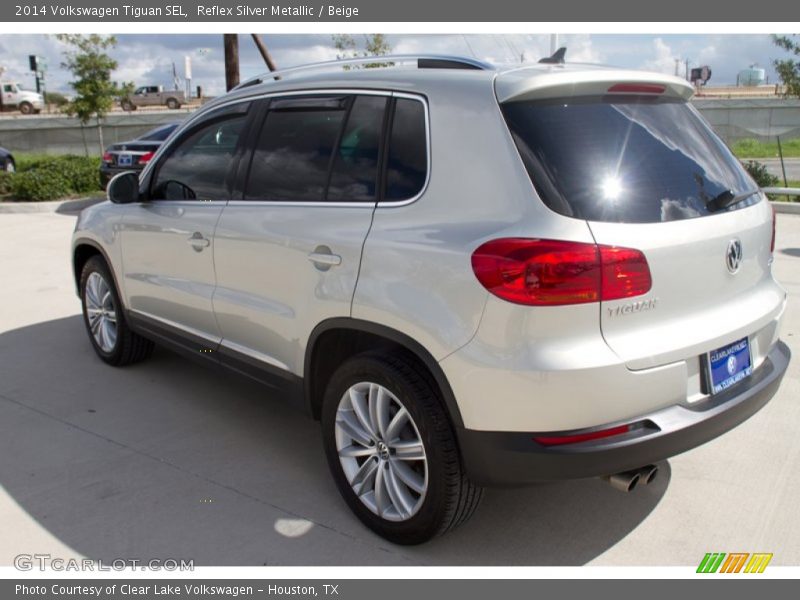 Reflex Silver Metallic / Beige 2014 Volkswagen Tiguan SEL