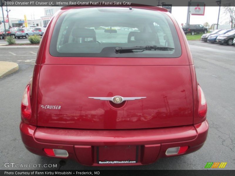 Inferno Red Crystal Pearl / Pastel Slate Gray 2009 Chrysler PT Cruiser LX