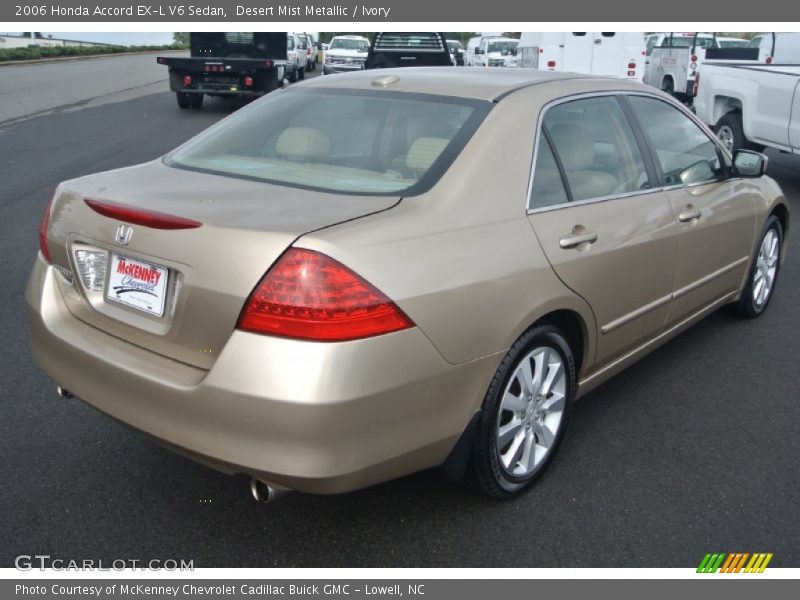 Desert Mist Metallic / Ivory 2006 Honda Accord EX-L V6 Sedan