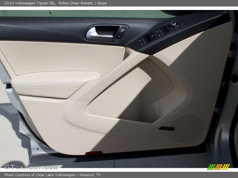 Reflex Silver Metallic / Beige 2014 Volkswagen Tiguan SEL