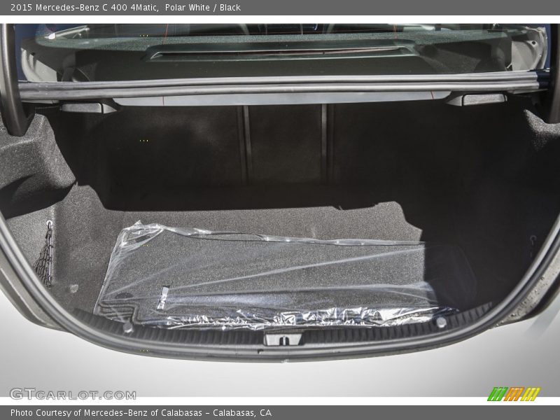 Polar White / Black 2015 Mercedes-Benz C 400 4Matic