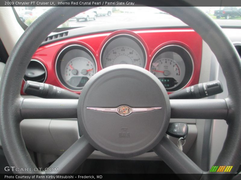 Inferno Red Crystal Pearl / Pastel Slate Gray 2009 Chrysler PT Cruiser LX