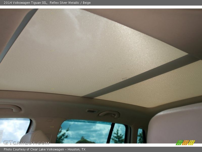 Reflex Silver Metallic / Beige 2014 Volkswagen Tiguan SEL