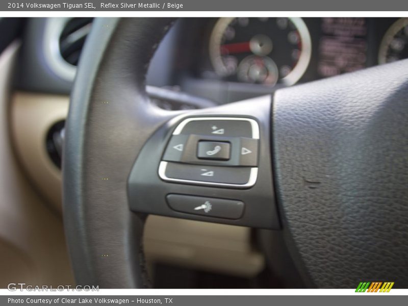 Reflex Silver Metallic / Beige 2014 Volkswagen Tiguan SEL