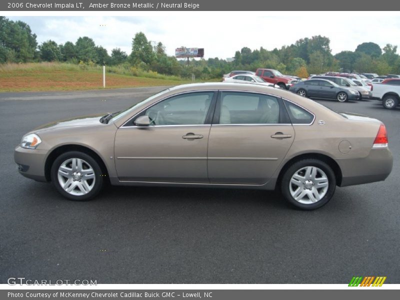 Amber Bronze Metallic / Neutral Beige 2006 Chevrolet Impala LT