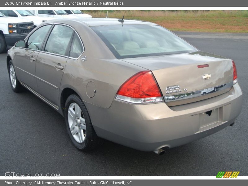 Amber Bronze Metallic / Neutral Beige 2006 Chevrolet Impala LT