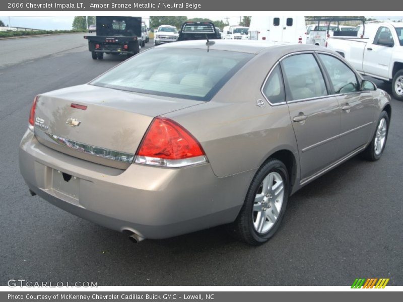 Amber Bronze Metallic / Neutral Beige 2006 Chevrolet Impala LT