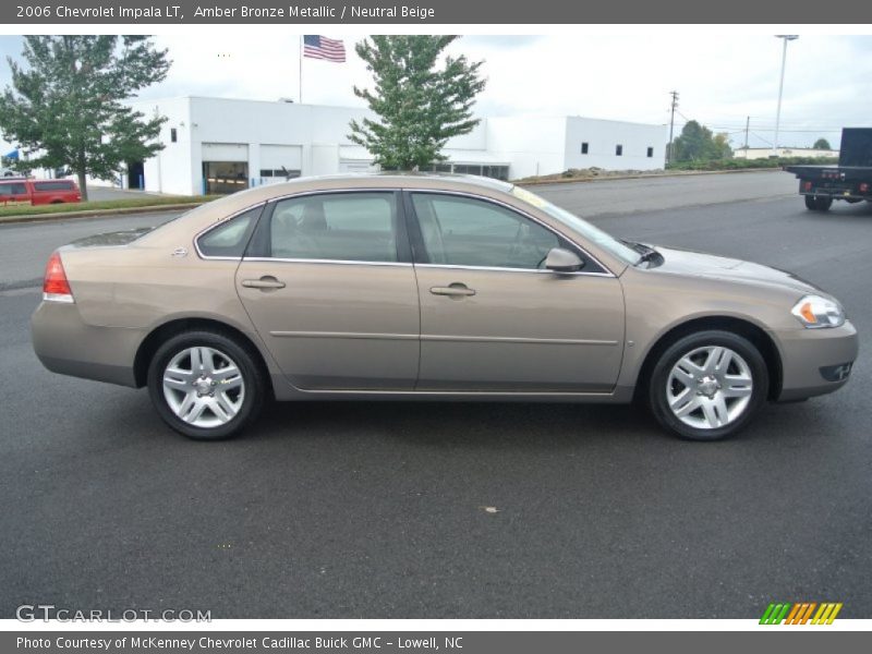 Amber Bronze Metallic / Neutral Beige 2006 Chevrolet Impala LT