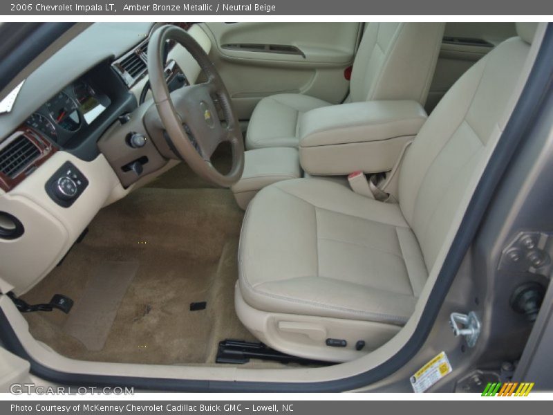 Amber Bronze Metallic / Neutral Beige 2006 Chevrolet Impala LT