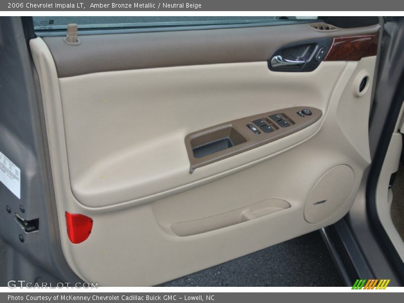 Amber Bronze Metallic / Neutral Beige 2006 Chevrolet Impala LT