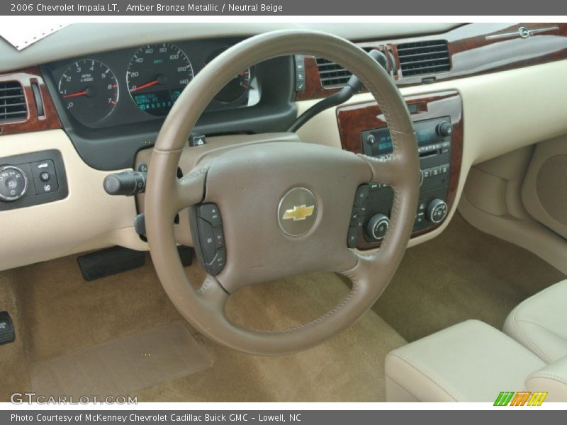 Amber Bronze Metallic / Neutral Beige 2006 Chevrolet Impala LT