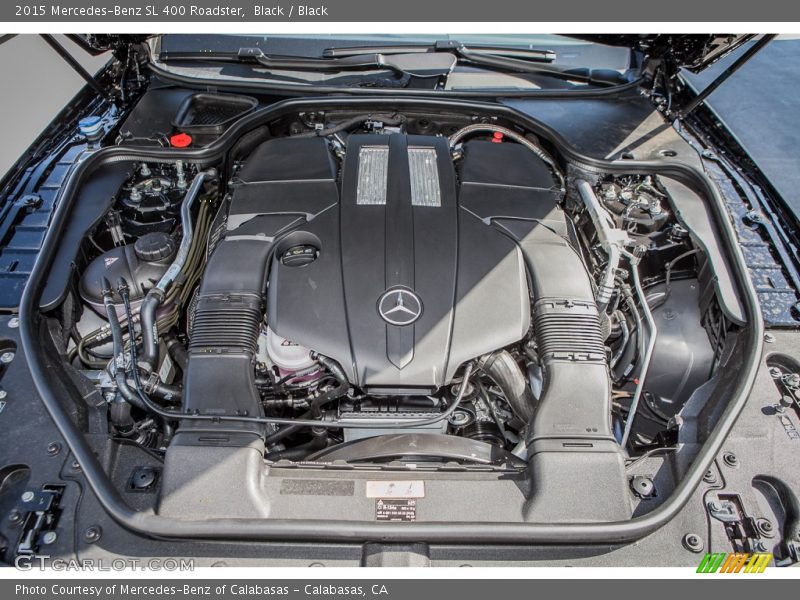  2015 SL 400 Roadster Engine - 3.0 Liter biturbo DOHC 24-Valve VVT V6