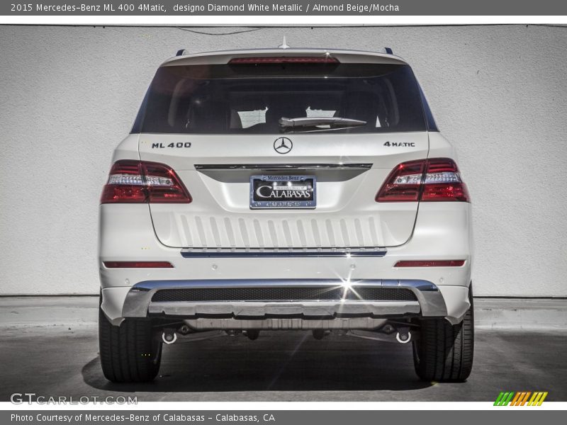 designo Diamond White Metallic / Almond Beige/Mocha 2015 Mercedes-Benz ML 400 4Matic
