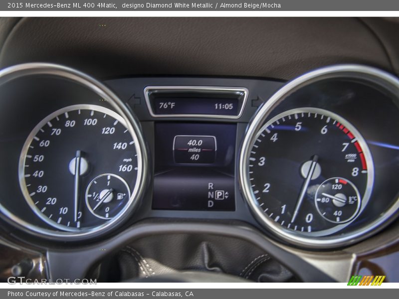 designo Diamond White Metallic / Almond Beige/Mocha 2015 Mercedes-Benz ML 400 4Matic