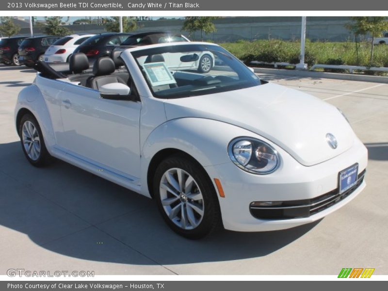 Candy White / Titan Black 2013 Volkswagen Beetle TDI Convertible