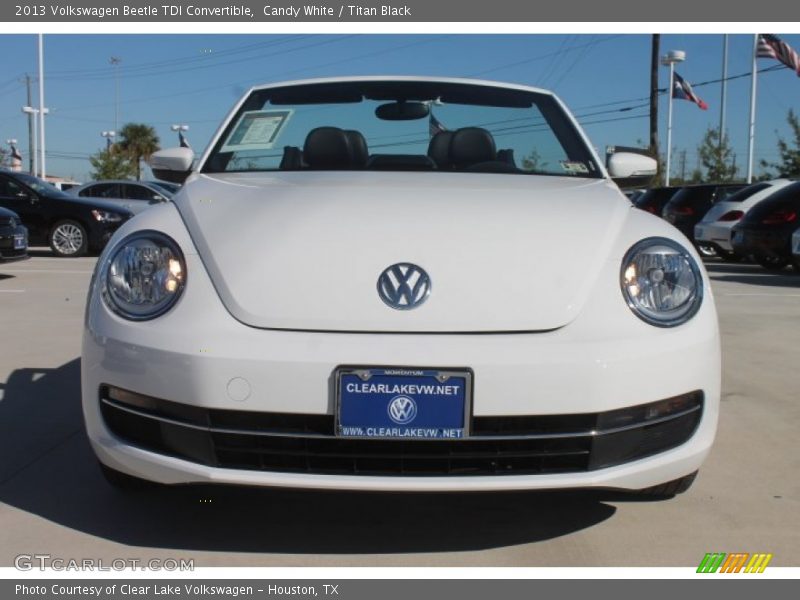 Candy White / Titan Black 2013 Volkswagen Beetle TDI Convertible