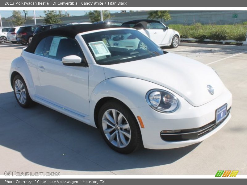 Candy White / Titan Black 2013 Volkswagen Beetle TDI Convertible