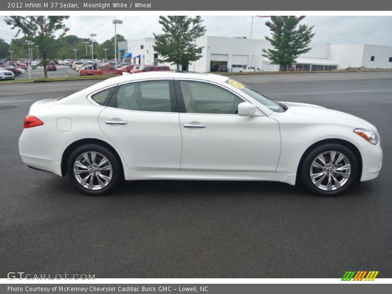 Moonlight White / Wheat 2012 Infiniti M 37 Sedan