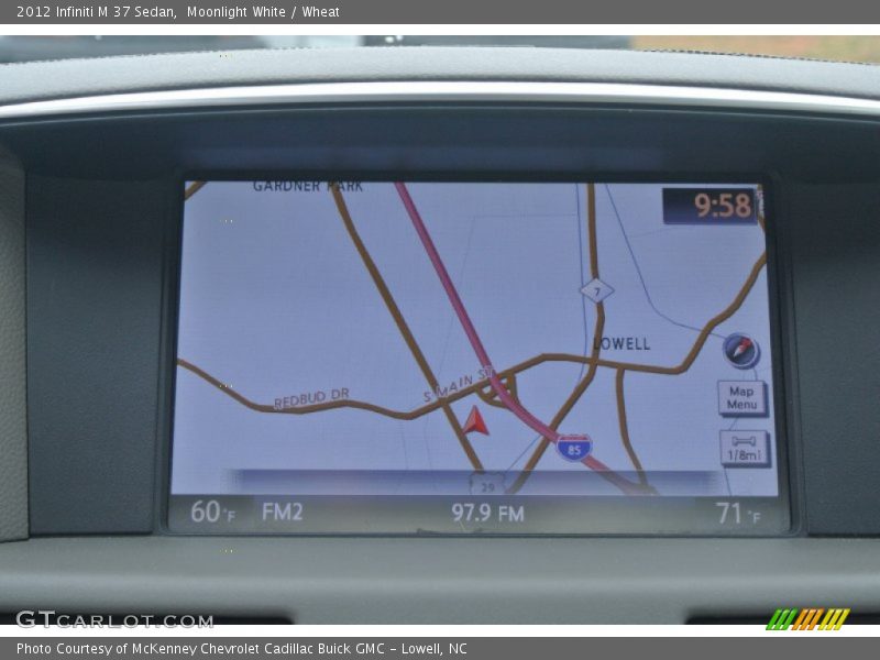 Moonlight White / Wheat 2012 Infiniti M 37 Sedan