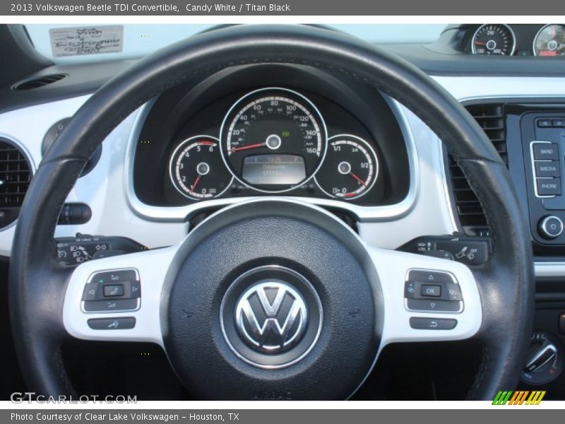 Candy White / Titan Black 2013 Volkswagen Beetle TDI Convertible