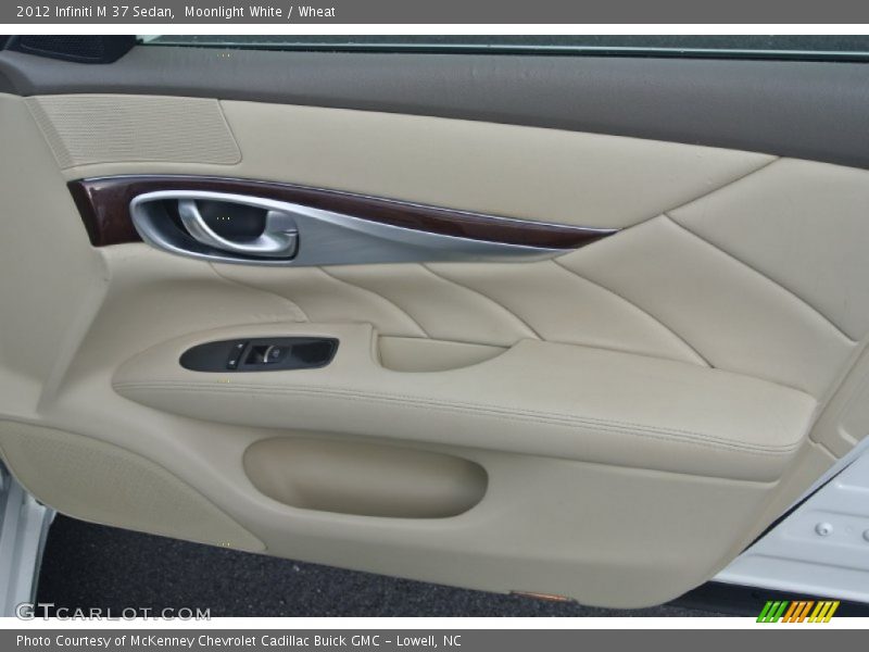 Moonlight White / Wheat 2012 Infiniti M 37 Sedan