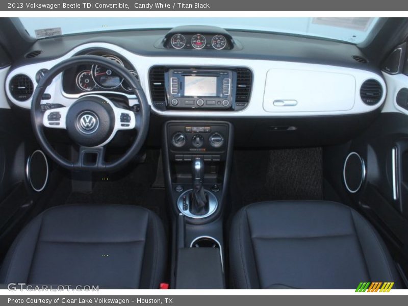 Candy White / Titan Black 2013 Volkswagen Beetle TDI Convertible