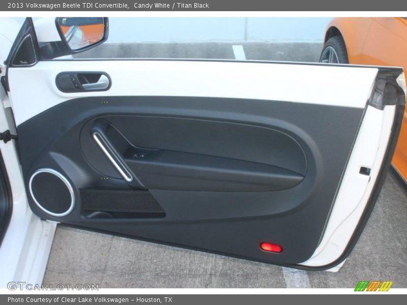 Candy White / Titan Black 2013 Volkswagen Beetle TDI Convertible