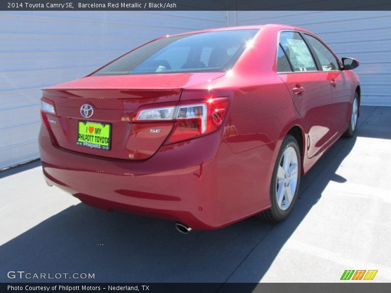 Barcelona Red Metallic / Black/Ash 2014 Toyota Camry SE